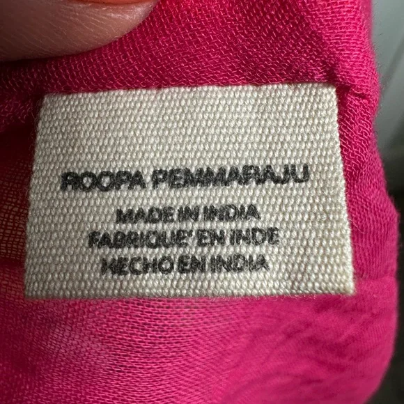 Roopa Pemmaraju X Anthropologie Floral Maxi Halter Beaded Colorful Dress Size XL - Picture 15 of 17